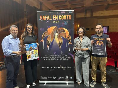 Rafal en Corto celebra su XIV edición con récord de participación. El certamen se desarrollará del 1 al 8 de noviembre con numerosas actividades como proyecciones, conferencias, conciertos y talleres dirigidos a los escolares