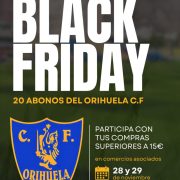ACMO y Orihuela CF se unen en un sorteo por el Black Friday