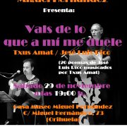 Orihuela acoge un recital en la Casa Museo Miguel Hernández