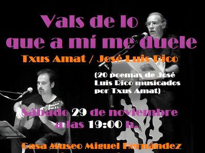 Orihuela acoge un recital en la Casa Museo Miguel Hernández