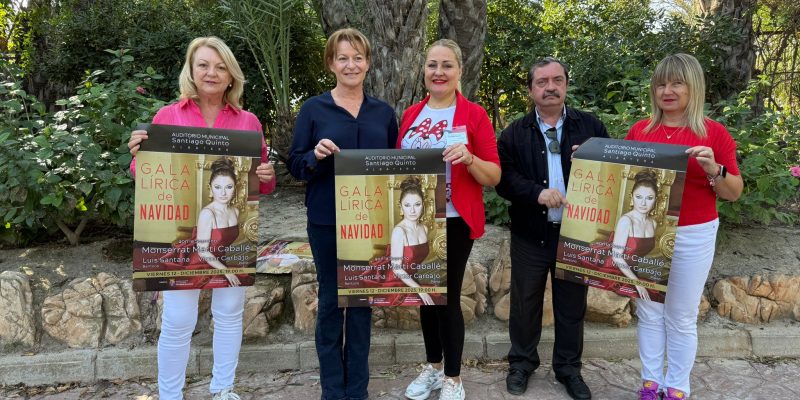 Albatera celebra su tradicional “Concierto de la Manta” con una emotiva Gala Lírica de Navidad el viernes, 12 de diciembre, a las 19:00 horas, el Auditorio Municipal Santiago Quinto, situado en el Parque de la Huerta