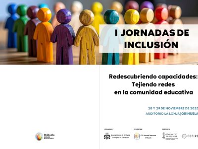 Orihuela acogerá las I Jornadas de Inclusión el 28 y 29 de noviembre