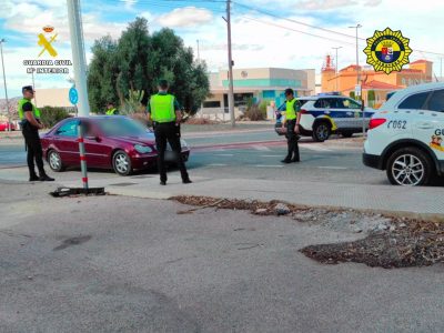 Tres detenidos en Albatera con más de 50 gramos de cocaína