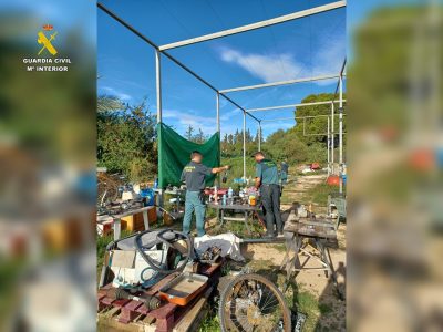 Localizan un taller ilegal cerca de las Lagunas de La Mata y Torrevieja