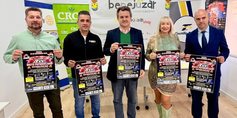 Benejúzar presenta su tradicional Moto Papanoelada Solidaria