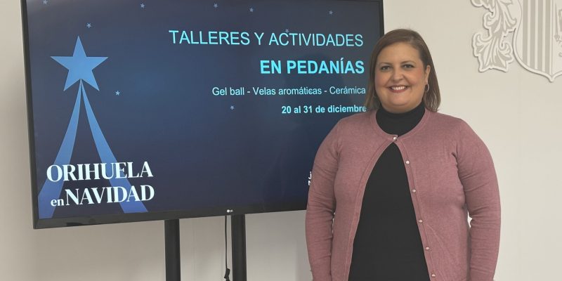 Orihuela organiza talleres creativos en las pedanías por Navidad