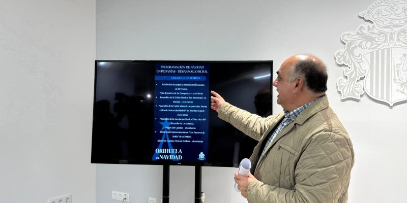 Orihuela programa más de 40 actividades navideñas en las pedanías