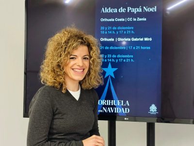 Orihuela recibe a Papá Noel con su aldea navideña