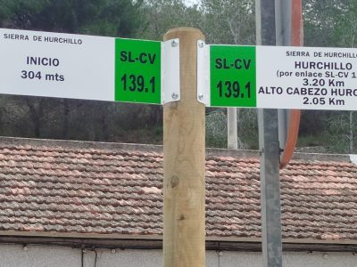 Orihuela concluye la mejora de un sendero de Hurchillo