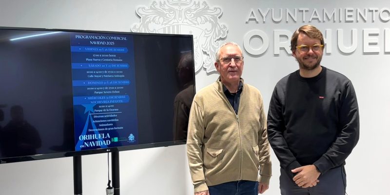 Orihuela dimaiza su comercio con actividades navideñas