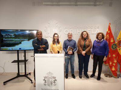 Orihuela presenta la Carta de Recomendaciones de "Refluye Mi Río"