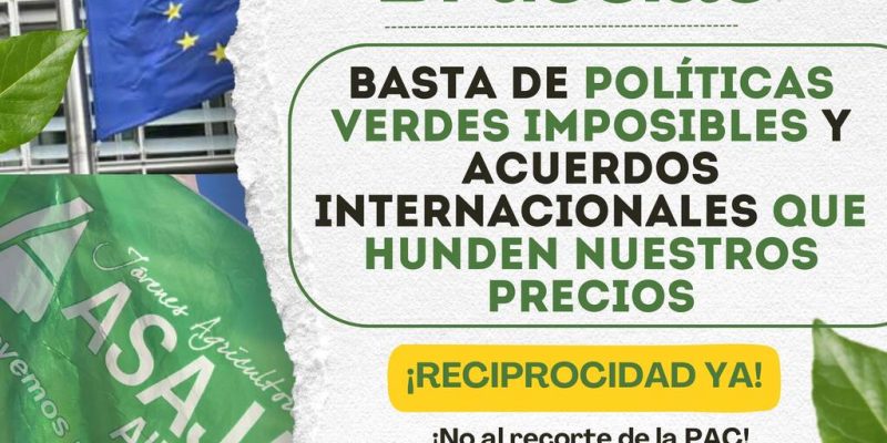 ASAJA participará en la movilización del 18 de diciembre en Bruselas