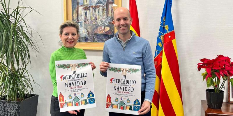 Catral celebrará el III Mercadillo de Navidad con cerca de 70 puestos