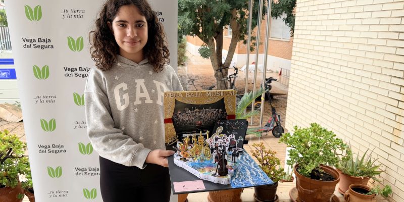 Clara Sáez Rodríguez, de segundo de la ESO del IES Paco Ruiz de Bigastro,