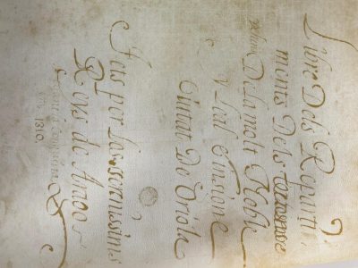 Orihuela inicia acciones judiciales para reclamar a Cataluña el Libro de Repartimentos