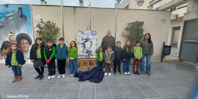 Una falla de 1934 ilustra el cartel de Fallas del Colegio de Hurchillo