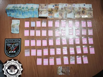 Detienen en Orihuela a dos personas por delito contra la salud pública