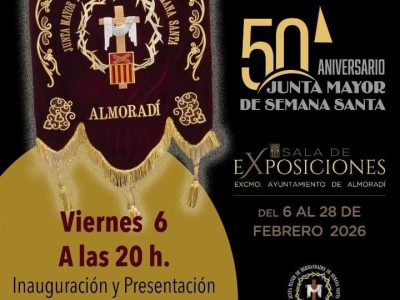 Almoradí presenta su Semana Santa en el 50 aniversario de su Junta Mayor