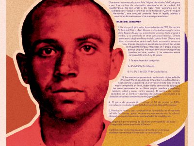 Convocan el VIII Certamen Literario "Vientos del Pueblo" de Cartagena