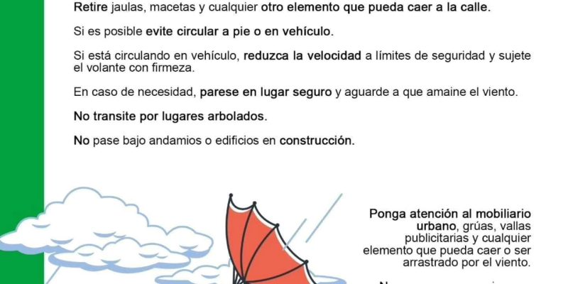 Orihuela suspende las actividades al aire libre por alerta amarilla por viento